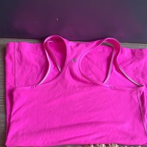 LULULEMON bright pink razor back tank
